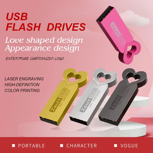 Zsuit 10pcs/lot USB Flash Drives 128GB Pen drive High Speed Metal Pendrive 3.0 16GB 32GB 64GB Free LOGO Flash Memory Drive