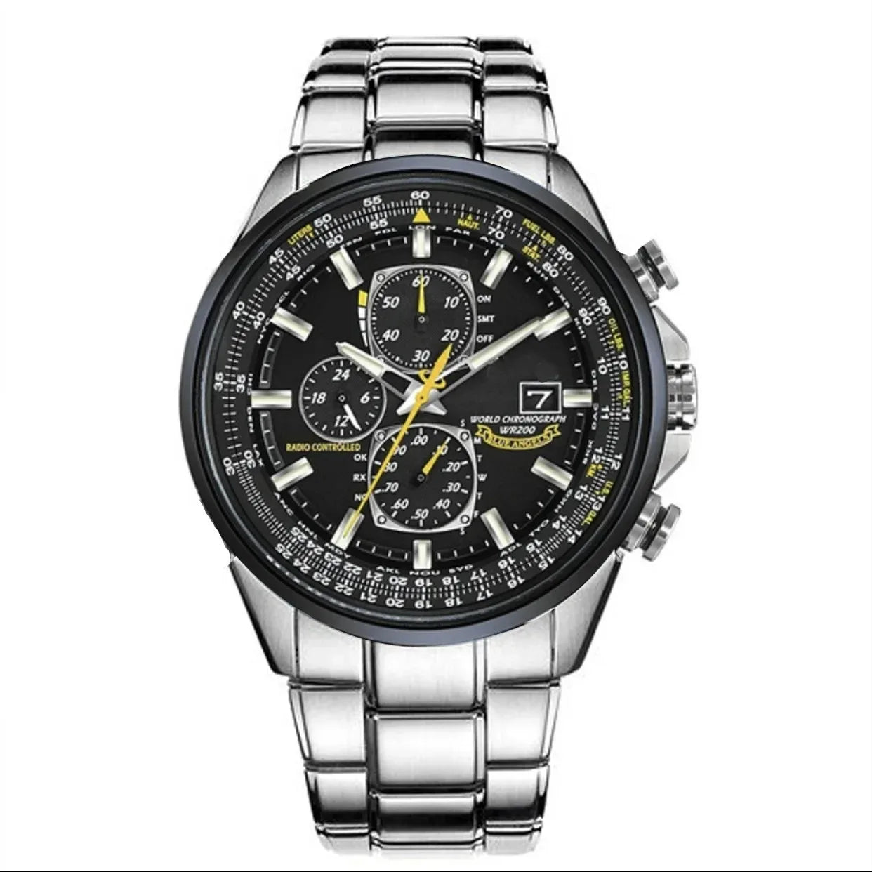 CITIZEN Men Watches Luxury Trend Quartz Calendar Waterproof Multi Function Fancy Round Watch Stainless Automatic Watch