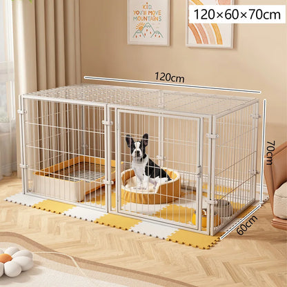 Pet Fence,Dog Cat,Indoor Small Dog,Prison Break Prevention,Dog Nest,Dogs Cage,Home Use,Extra Large,Thickened, Reinforced Cage
