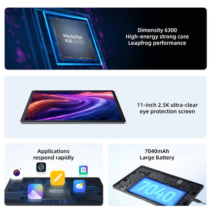New Lenovo Xiaoxin Pad 11 (2025) AI Tablet w/ Dimensity 6300, 2.5K 11" 90Hz QHD+ Display & 7040mAh Battery, 128G 256G Android 15