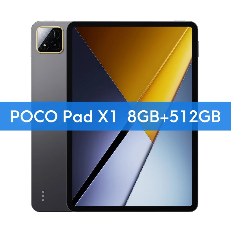 POCO PAD X1 Global Version 8GB 512GB Tablet 11.2" 3.2K 144Hz Eye-care Display Snapdragon 7+ Gen 3 WIFI 6E 8850mAh Pad PC