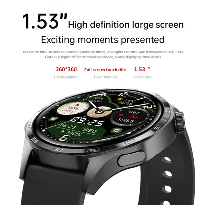 New Huawei Watch GT5 Pro Smart Watch 1.53 Inch HD AMOLED Screen NFC GPS Tracker Bluetooth Call Health Monitoring Watch Men Women