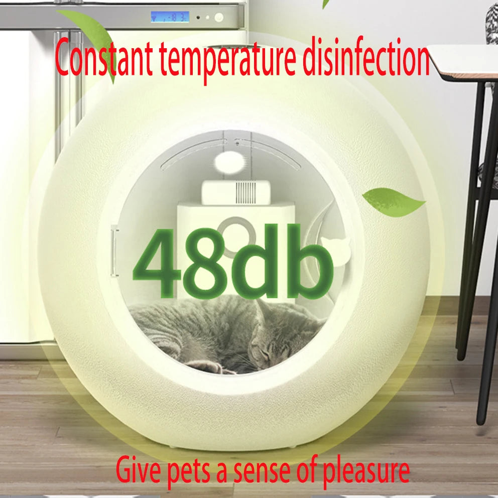 Pet intelligent constant temperature disinfection box, cat and dog, home use, hair blowing, water drying