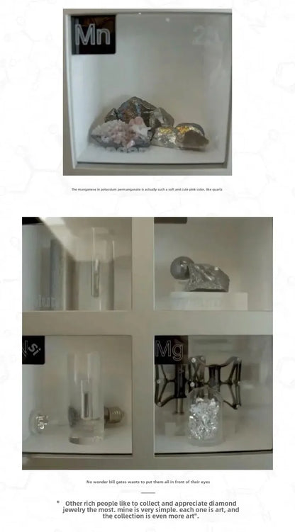Elements Period Table Embedded Samples Graduation Gifts Exhibition Acrylic Desktop Ornaments Small Decorative Pieces