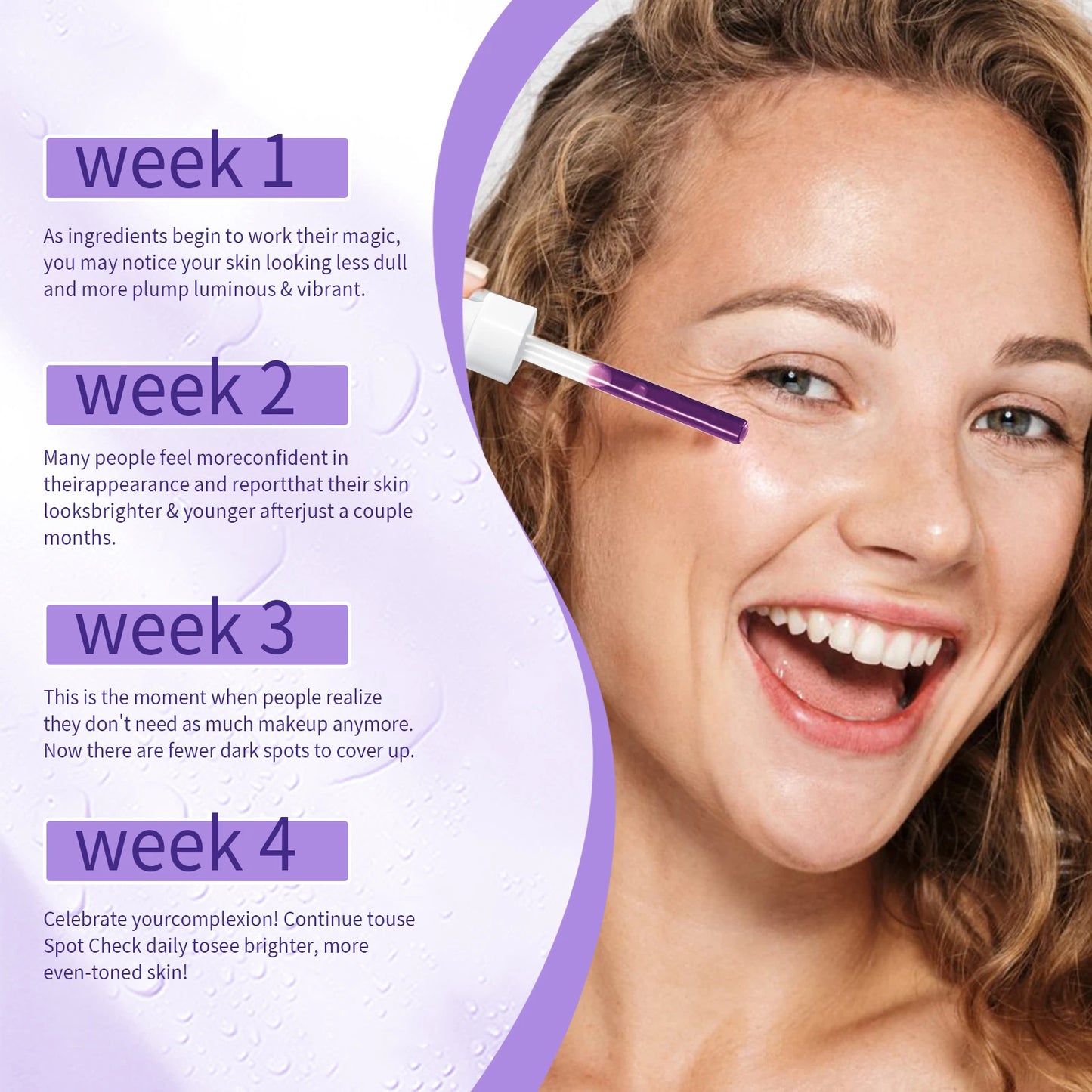 Hoygi Niacinamide Facial Serum Vitamin B3 Wrinkles Pigment Dark Spot Removal Correcting Glow Serum Face Whitening Moisturizer