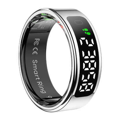 New COLMI R12 Smart Ring, Wireless Charging, Display and Touch, Health Manager, Multi Sports Modes For Men Women, Gold, Silver