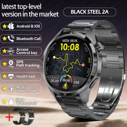 New Huawei Watch GT5 Pro Smart Watch 1.53 Inch HD AMOLED Screen NFC GPS Tracker Bluetooth Call Health Monitoring Watch Men Women