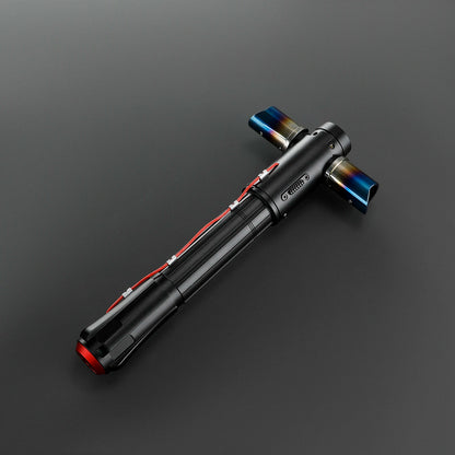 DamienSaber Kylo Ren Lightsaber Metal Hilt Force Heavy Dueling Saber Motion Control with 34 Sound Fonts Sensitive Smooth Swing