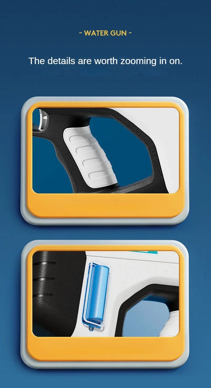 Automatically Water High Pressure Electric Water Gun Toys for Kids Summer Outdoor Pool Fight Games Children Water Toys Gift