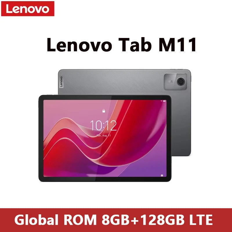 Global ROM Lenovo Tab M11 k10 11” 90Hz Display Android 13 L1 MediaTek Helio G88 8GB/128GB 7040mAh Battery 4G LTE Tablet 2025