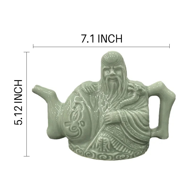 Chinese Trick Teapot – Handmade Ceramic Magic Pot for Tea, Wine & Coffee