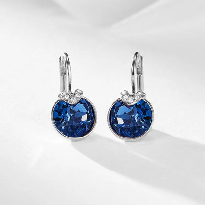 Fashion Small Bella Boucle D'oreille Femme made with Crystal from Austria for Women Wedding Party Jewelery Accessory Bijoux Gift