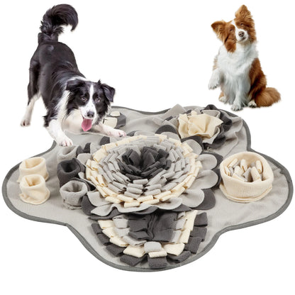 Dog Snuffle Mat Pet Toys Interactive Training Sniff Natural Feeding Mat Squeaker Dog Treat Relieve Pressure Snuffle Toys
