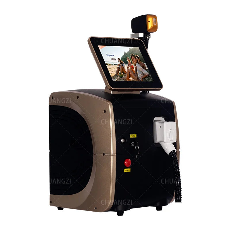 New 808nm Diode Laser Hair Removal System 3500W Three Wavelengths Ice Platinum Technology for Effective Results