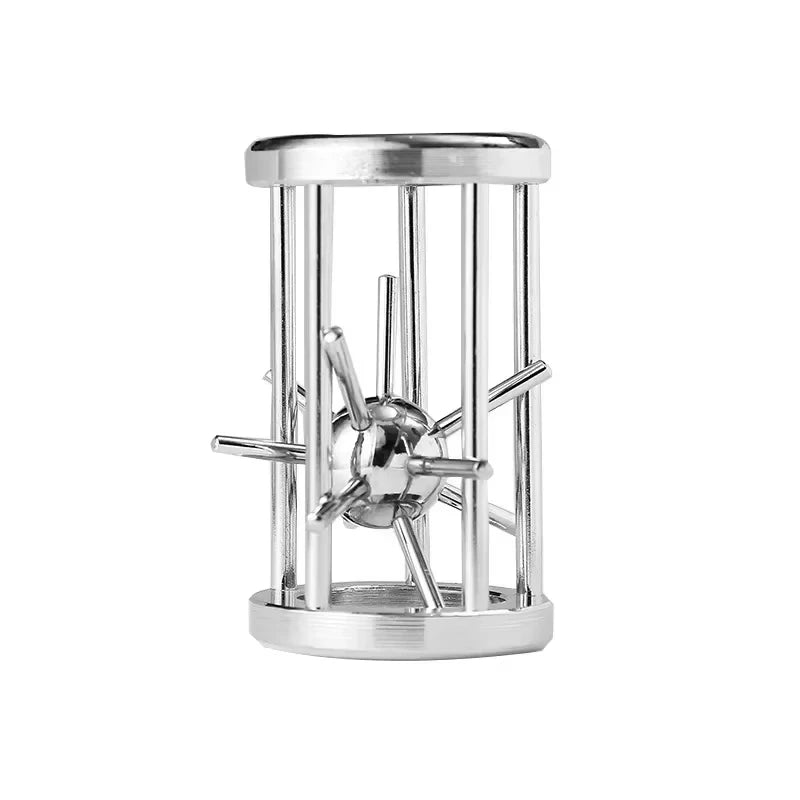 Creative IQ Metal Brain Teaser Puzzle – Magic Baffling Game Toy for Kids & Adults