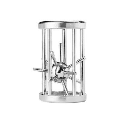 Creative IQ Metal Brain Teaser Puzzle – Magic Baffling Game Toy for Kids & Adults