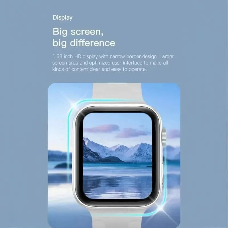 2025 Smartwatch - 1.73" Screen Bluetooth Call Blood Oxygen Monitor
