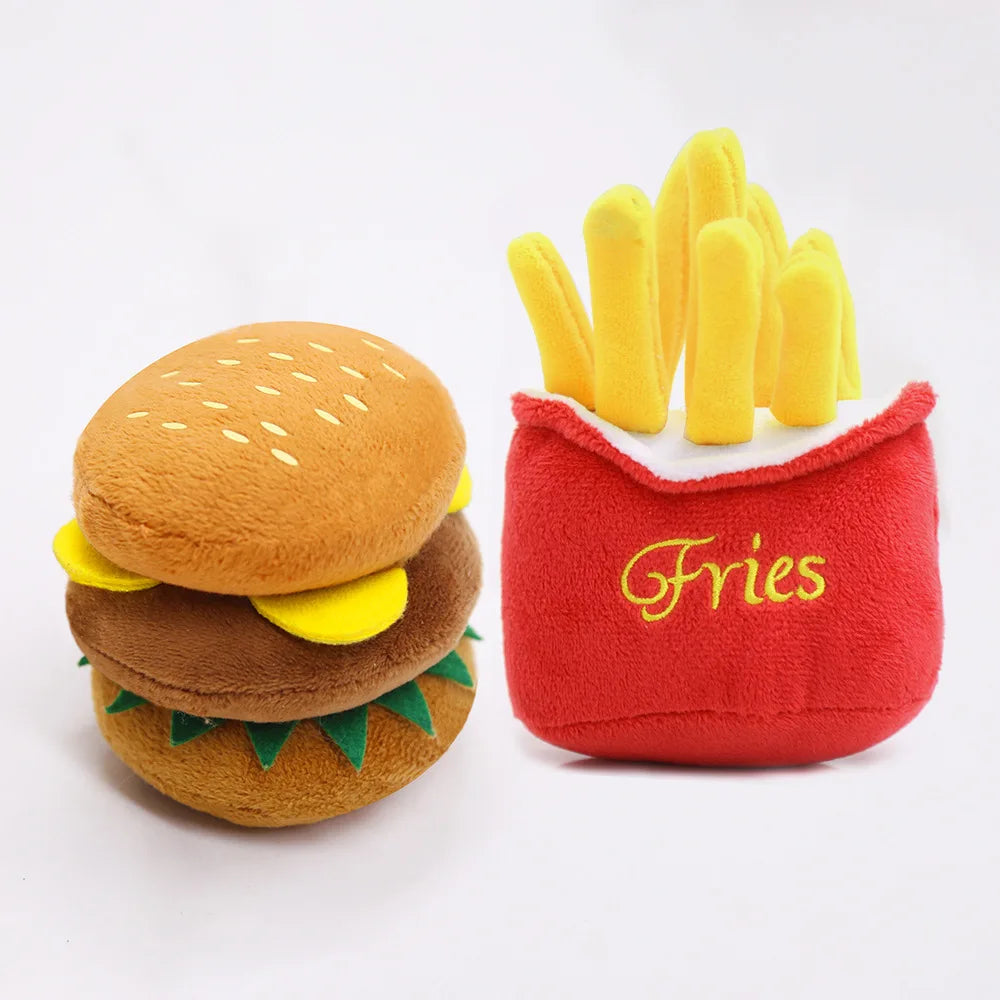 Dog Toys for Small Dogs  Fleece Bone Chew Toys Puppy Plush Toys Squeaky Pet Cat Dog ProductsFrench Bulldog Chihuahua Accessories
