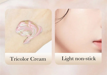 SPF50+ Makeup Primer Moisturizing Isolation Cream Invisible Pores Facial Base Brighten Correcting Skin Tone Refreshing Cosmetics