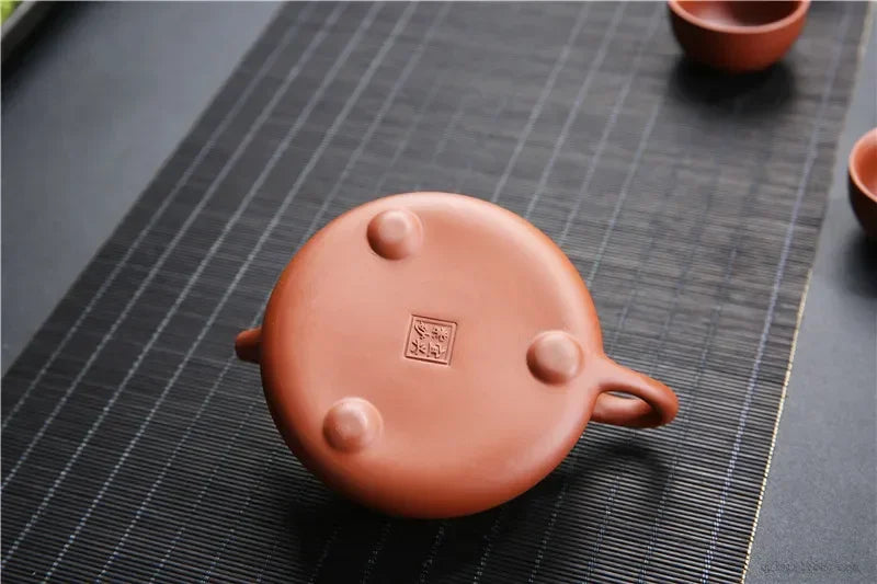 Yixing Original Mine Purple Clay Pot Traditional Pattern Purple Clay Teapot Handmade Pot Kung Fu Tea Set 185ml