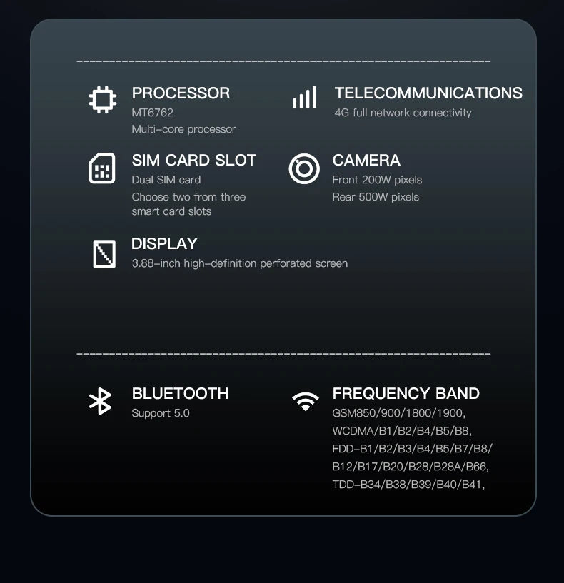 2025 NEW mini Android Smartphone 3.88" HD Display,4G LTE/3G WCDMA,4GB+128GB/2GB+16GB,2000mAh Battery Small Mobile Phone Unlocked