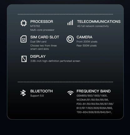 2025 NEW mini Android Smartphone 3.88" HD Display,4G LTE/3G WCDMA,4GB+128GB/2GB+16GB,2000mAh Battery Small Mobile Phone Unlocked