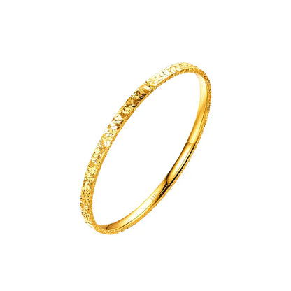 Luxury 24K 9999 Pure Gold Three-sided Ice Bracelet Bracelet Ice Bracelet