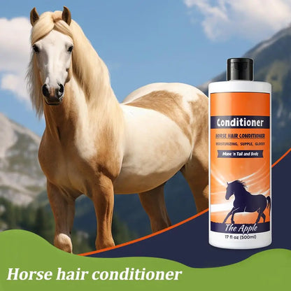 Mane And Tail Shampoo 500ml Deep Nourishing Mane And Horse Cleanser Conditioner Supplies Shower Detangler Gel Grooming Coat W8K3