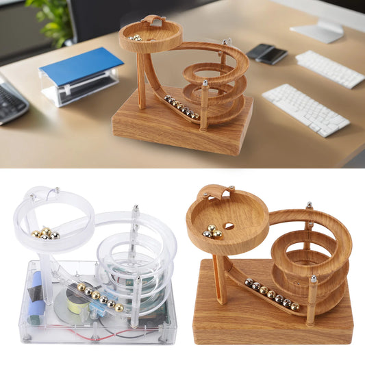 Art Perpetual Motion Machine Ornament Relieve Stress Rolling Ball Perpetual Motion Machine Decoration for Playing