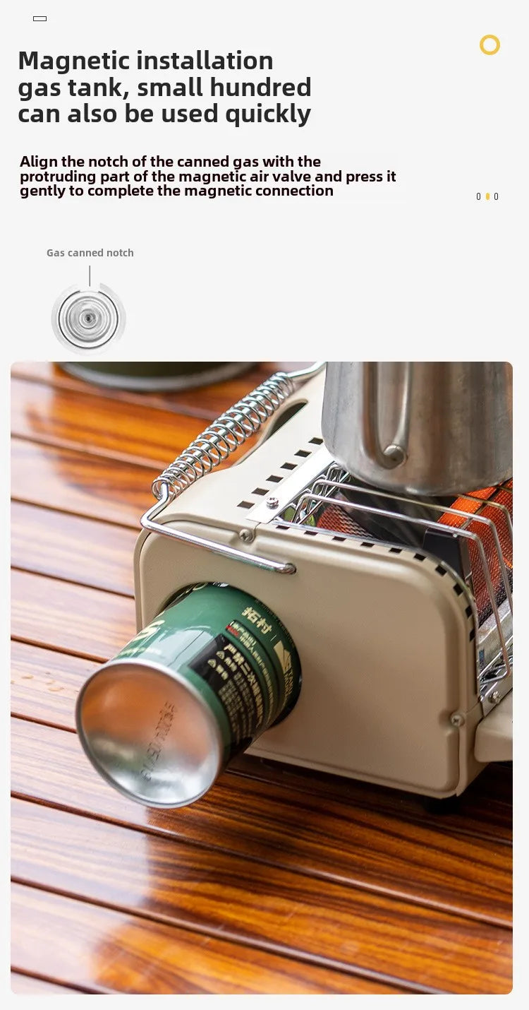 Outdoor Mini Heating Stove Camping Gas Stove Fishing Camping Heater Outdoor Portable Car 2024 Winter Camping Outdoor Supplies