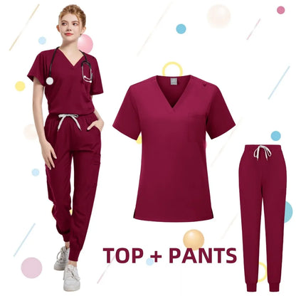 Nurse's Dress Separate Set Women's Oral Dental Surgery Cosmetic Plastic Surgery Hospital Doctor's Uniform Nurse Uniform
