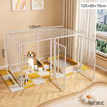 Pet Fence,Dog Cat,Indoor Small Dog,Prison Break Prevention,Dog Nest,Dogs Cage,Home Use,Extra Large,Thickened, Reinforced Cage