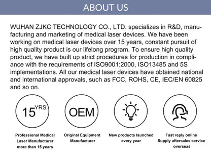 ZJKC Professional Pain Relief Physiotherapy Cold Laser Therapy Device for Pet Dog Cat Wound Injuries 650nm 808nm Home Handheld