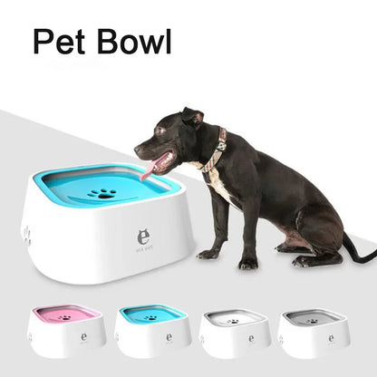 Dog Drinking Water Bowl Floating Non-Wetting Mouth Cat Bowl Without Spill Drinking Water Dispenser Plastic Anti-Over Dog Bowl