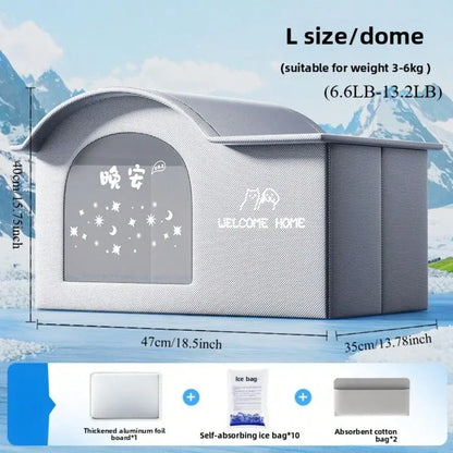 all seasin small Cat dog Air Conditioning House BED Summer Cooling  winter warm Nest Dog Dog Four Seasons Pet House