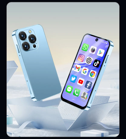 2025 NEW mini Android Smartphone 3.88" HD Display,4G LTE/3G WCDMA,4GB+128GB/2GB+16GB,2000mAh Battery Small Mobile Phone Unlocked