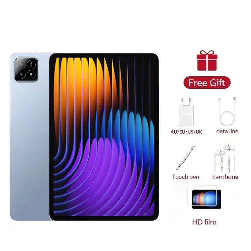 New Tablet PC Pad 7S Pro Android 14 11inch HD 4K Original Global Version 22GB+2TB Snapdragon 8 Gen 2 GPS 5G Dual SIM Card WiFi