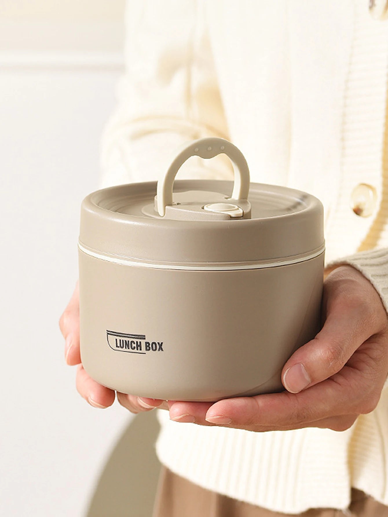 1/2/3/4pcs Portable Insulated Food Lunch Container Set with Thermal Lunch Box Separate Stackable Lunch Container for Adult Kids