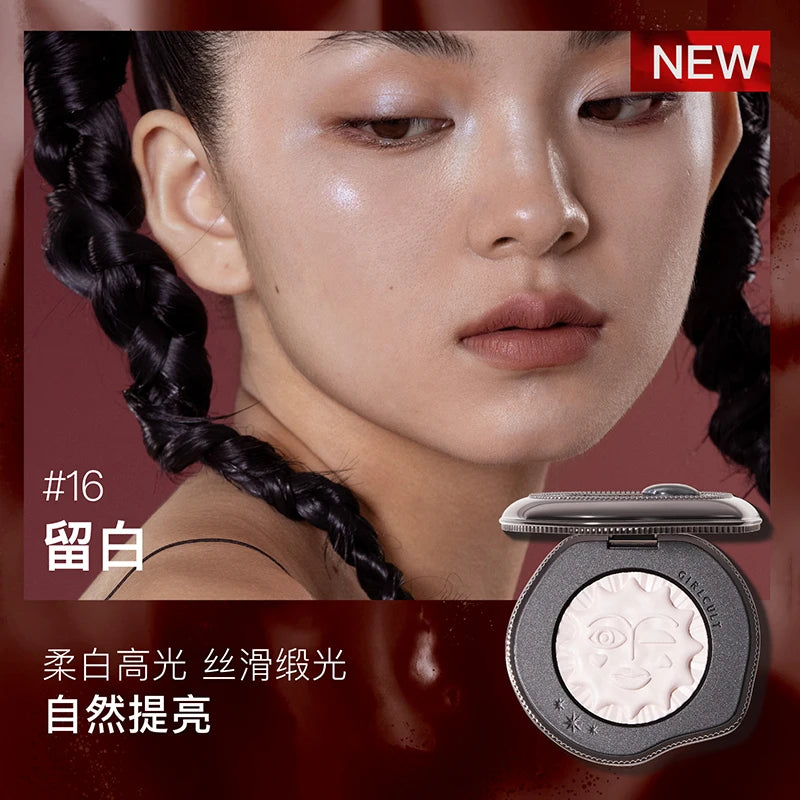 Girlcult Cute Makeup Korean Blush Contour And Highlighter Palette Matte Lasting Blusher Cream,Lightweight & Smooth Finish