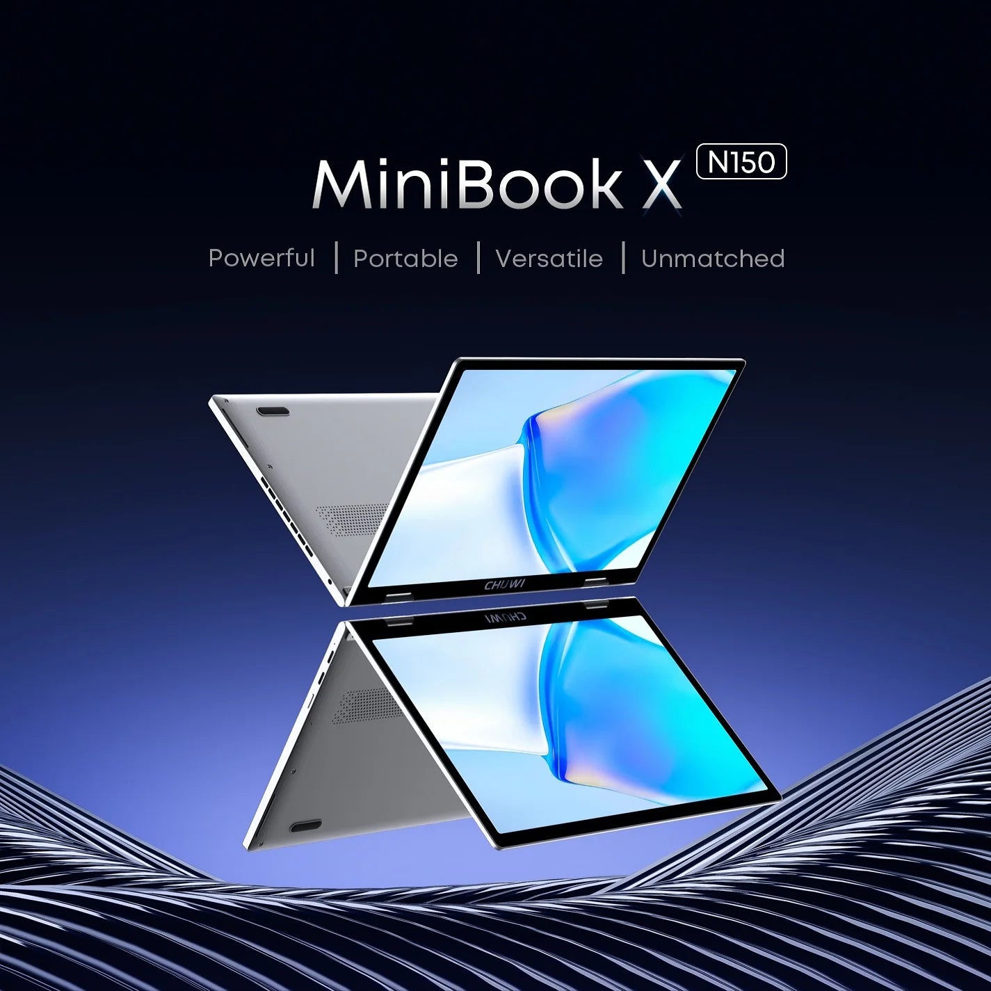 CHUWI MiniBook X 2-in-1 Laptop Tablet – Intel N150/N100, 16GB RAM, 512GB SSD, Windows 11