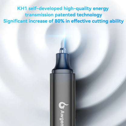 Awgem 40KHz Handheld Ultrasonic Cutter Ultrasonic cutting knife DIY Electric Carving Tool for Plastic/Resin/3D Printing/Textile