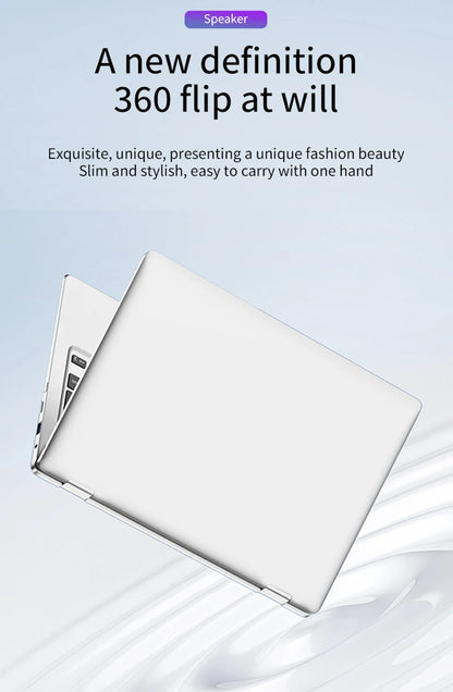 11.6" Portable 2-in-1 Mini Laptop - Intel N4020 8GB RAM Windows 11 Pro Touchscreen Tablet PC