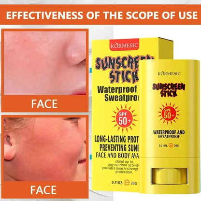Sunscreen Cream Stick SPF 50+ UV Protective Anti Oxidant Sun Block Isolation Cream Lightweight Korea for All Skin Type Cosmetics