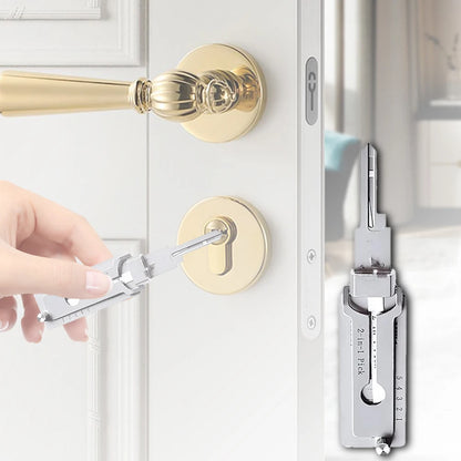 1-10PCS Keys Decoder Hook Tool O-ring Pickup Kit 2 In 1 Precision Hook & Pick Set Lock Decoder Stainless Steel Precision Tools