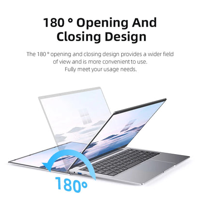 14.1" Ultra Slim Laptop – Intel Atom A3950, 12GB RAM, 1TB SSD, Windows 11 Pro