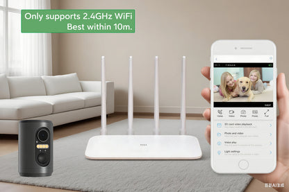 M2 Mini Camera Wifi With Battery Standby Indoor PIR Detection Wireless Wide Lens Two way audio Home Video Security IP HD Camera