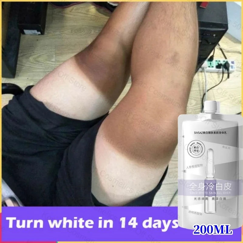 Body Whitening Cream Private Parts Underarm Knee Thigh Inner Melanin Bleaching Brighten Lotion Dark Skin Healthy White Body Care