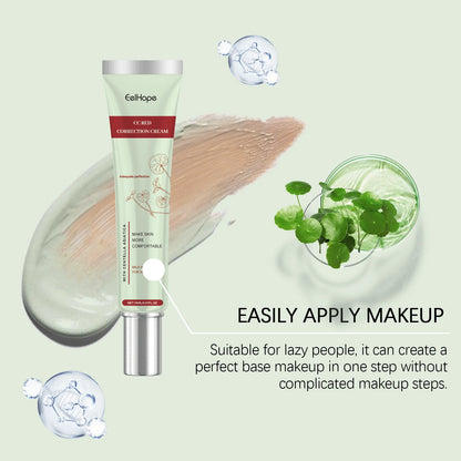 Centella Asiatica CC Cream Foundation Color Correcting Facial Repair BB Cream Full Coverage Natural Concealer Whitening Liquid