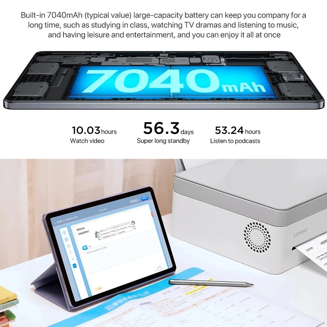 Global ROM Lenovo XiaoXin Pad 2024 Tablet+Case 8GB 128GB Pad Qualcomm Snapdragon 685 Octa Core 11" WIFI 8MP 7040mAh 20W Charger