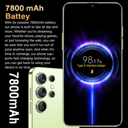 HOT 2025 new S26 Ultra original intelligent 5G dual card dual standby Android 13 system global version phones 8000mAh battery
